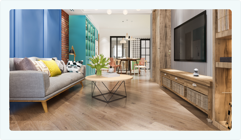 Laminate Flooring inside office